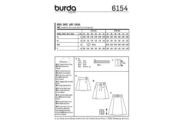 Burda 6154, kjørt