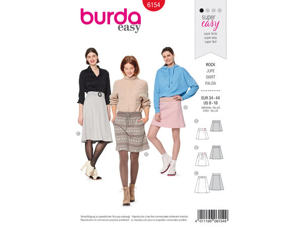 Burda 6154, kjørt