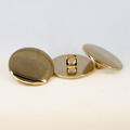 Flat gullknapp 23 mm