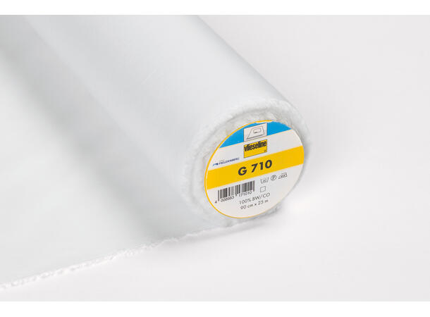G 710 Vevet vlies i hvit