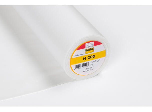 H 200 Tynn strykevlies i Hvit