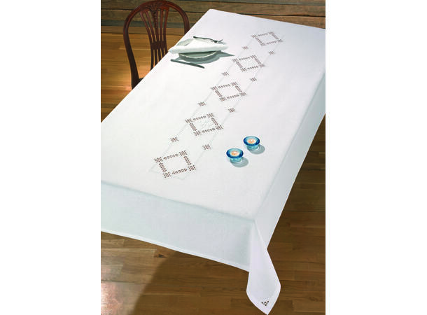 Permin, Hvit Hardanger duk