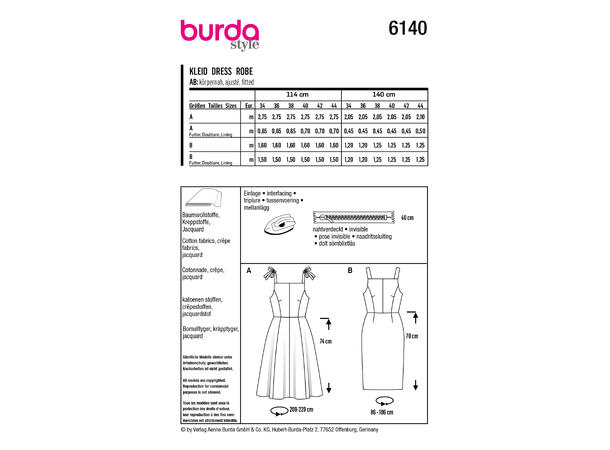 Burda6140 - Kjole