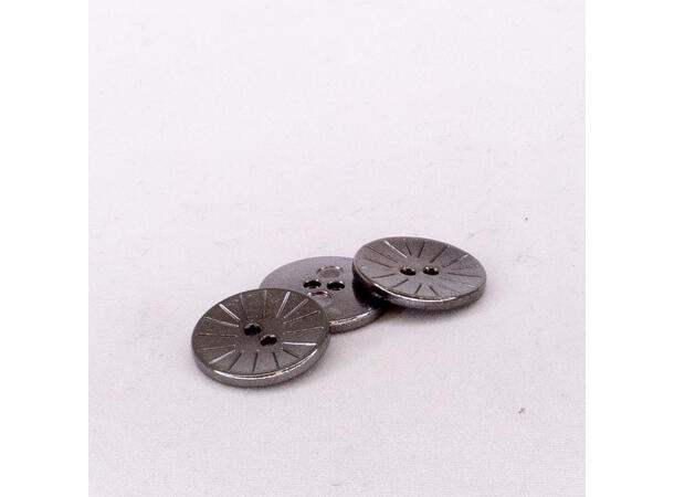 Metallknapp 18mm Sølv