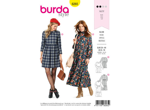 Burda 6265, Kjole