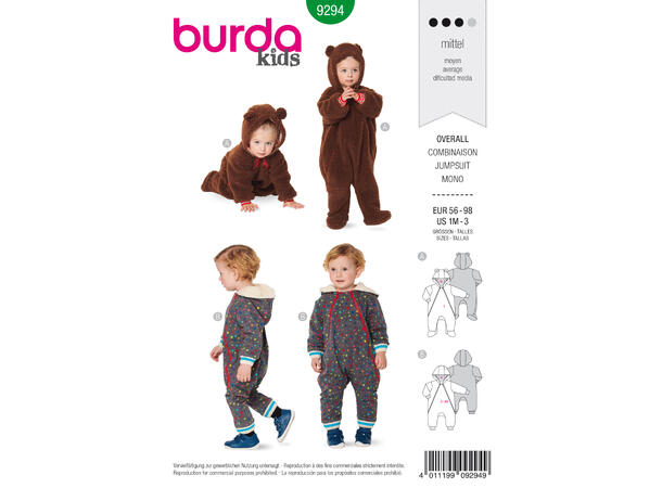 Burda 9294 - Jumpsuit