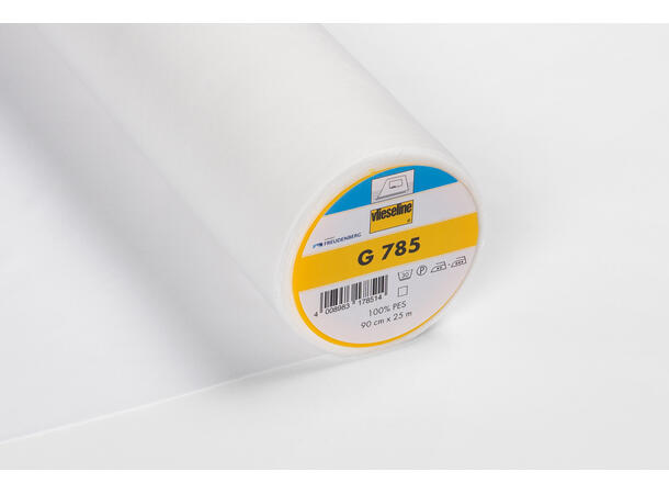 G 785 Vevet vlies i Hvit