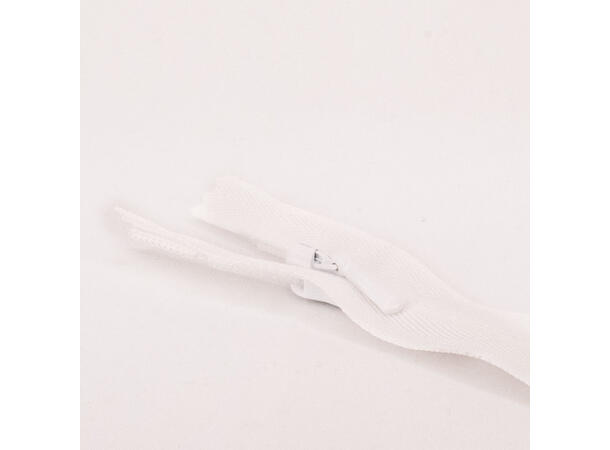 Sort skjult kjoleglidelås