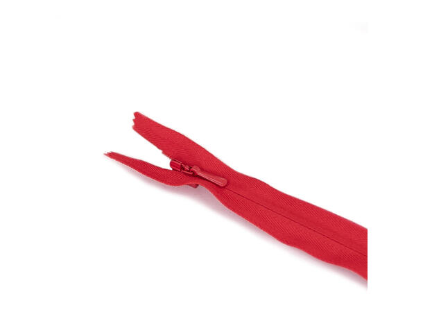 Sort skjult kjoleglidelås