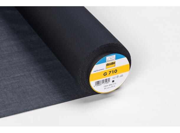 G 710 Vevet vlies i sort