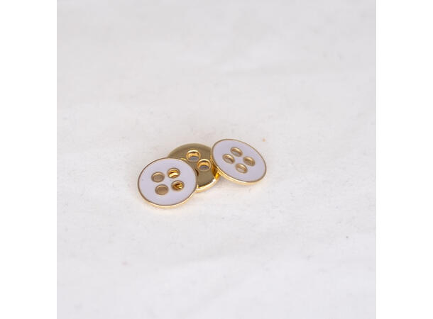 Gullknapp, emalje/syrin