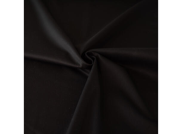 Ensfarget bomullstwill, sort