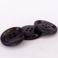 Marmorert knapp matt 30 mm Mørkebrun