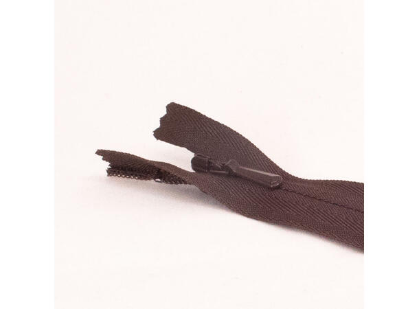 Sort skjult kjoleglidelås