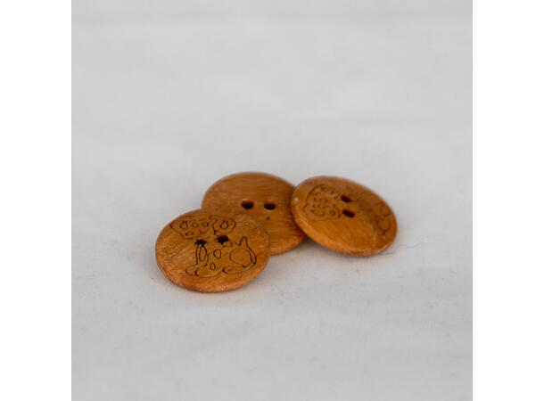 Treknapp, hund 18mm