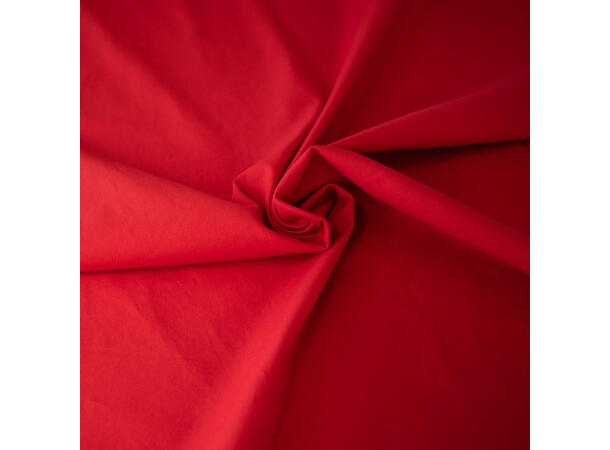 Ensfarget bomullstwill, rød
