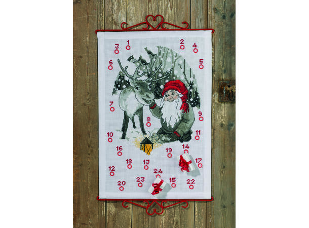 Permin, Adventskalender med nisse og reinsdyr