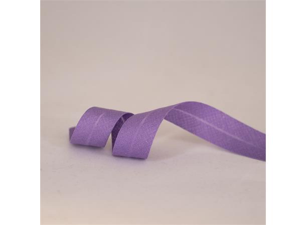Skråbånd i bomull Lavendel, 20 mm