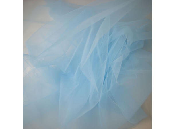 Tyll, brudetyll lys blå
