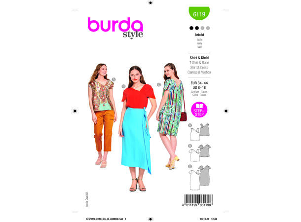 Burda6118 - Kjoler & Topp