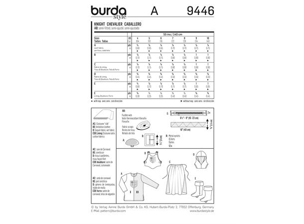 Burda 9446 - Ridder