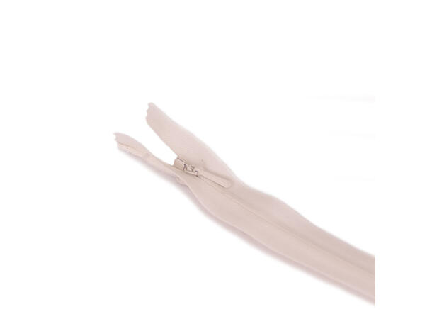 Sort skjult kjoleglidelås