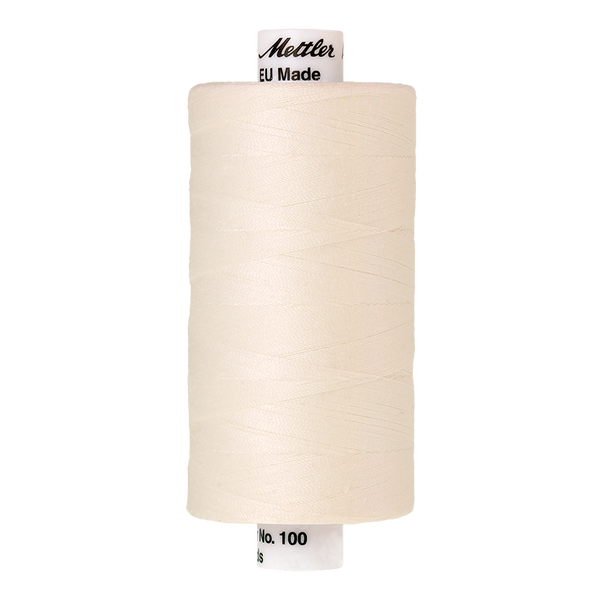Mettler, Seralon 1000m Farge nr 1000 Eggshell