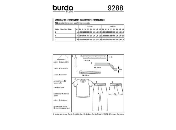 Burda 9288 - Nattøy