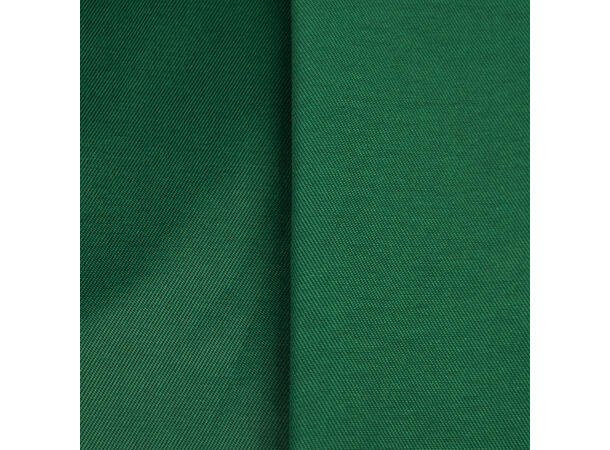 Ensfarget bevernylon av bomull og polyester, Grønn