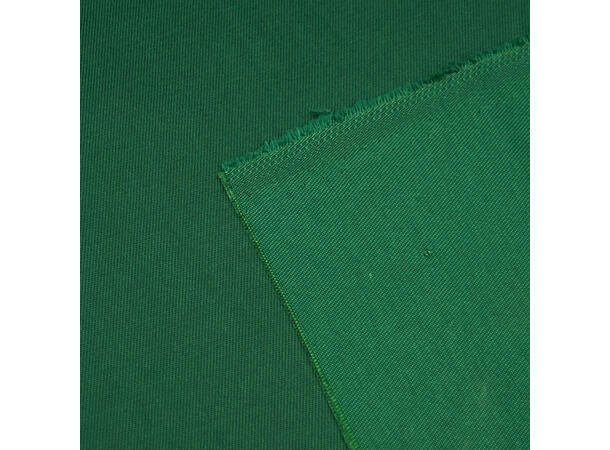 Ensfarget bevernylon av bomull og polyester, Grønn