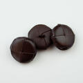 Lærknapp Brun, 25mm