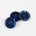 Marmorert knapp Blank Blå 23  mm