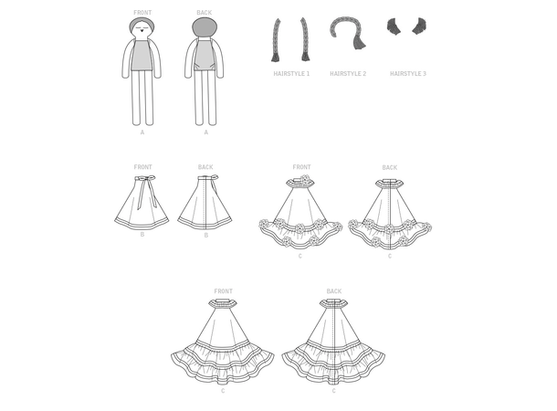 McCall's 8235 - Tekstildukker