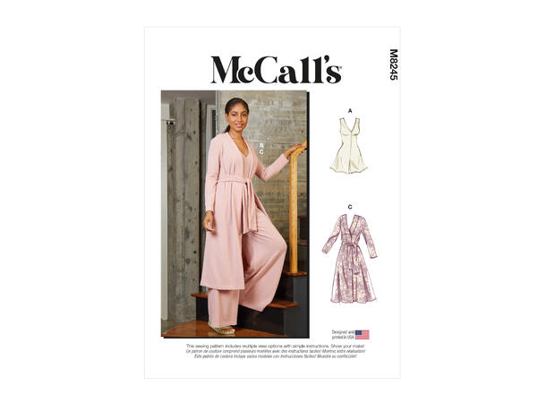 McCall's 8245 - Loungewear/Nattøy.