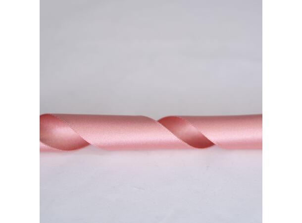 Resirkulert satengbånd Gammelrosa, 25mm
