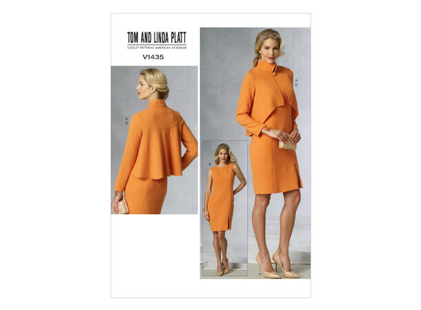 Vogue 1435 - Kjole og jakke.