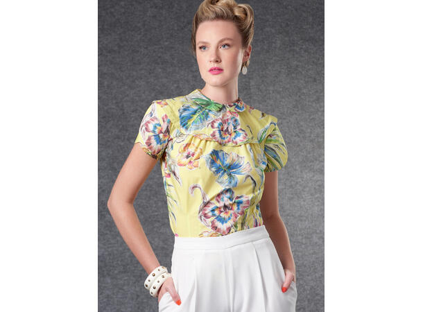 Vogue 1809 - vintage bluse.
