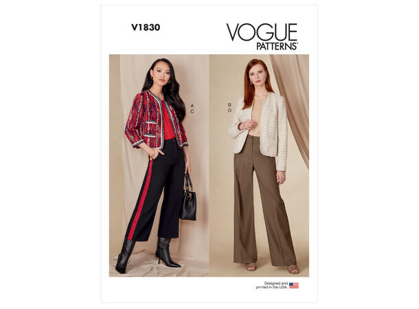 Vogue 1830 - Jakke og bukse.
