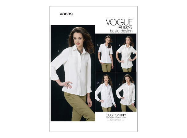 Vogue 8689 - Skjorte.