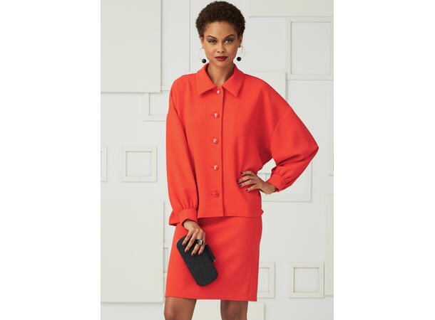 Vogue 9286 - Overdeler, skjørt og bukse.