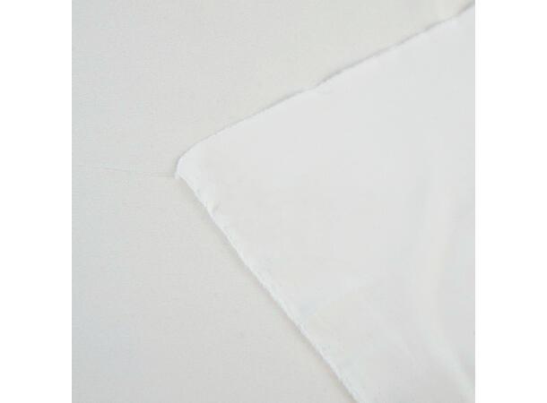 100% Sandvasket silke, Hvit