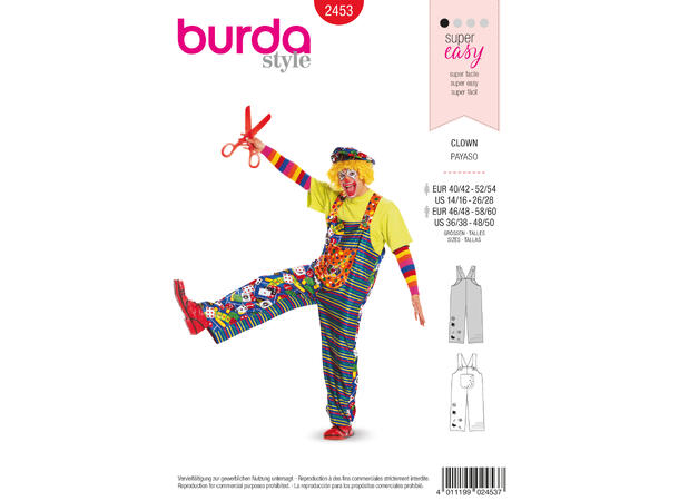 Burda 2453 - Klovnebukse