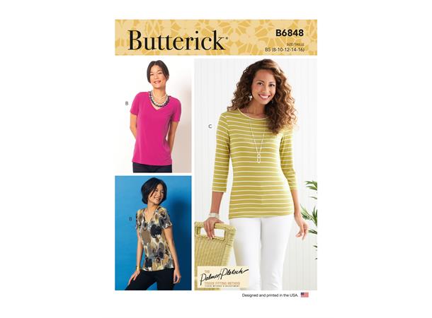Butterick 6848 - Topp B5 (8-10-12-14-16)