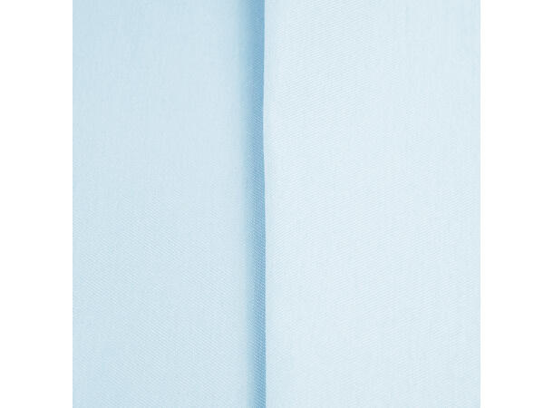 Ensfarget bevernylon av bomull og polyester, Lyseblå