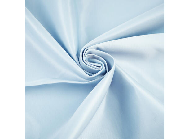 Ensfarget bevernylon av bomull og polyester, Lyseblå