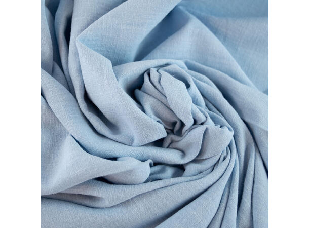 Vasket lin, lyseblå