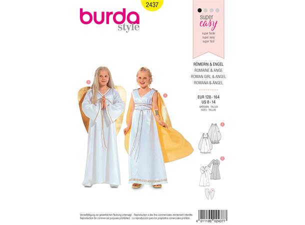 Burda 2437 - Romersk jente og engel kostyme
