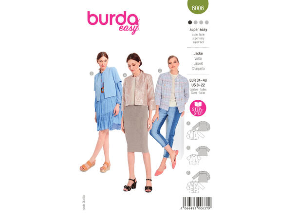 Burda 6006 - Jakke