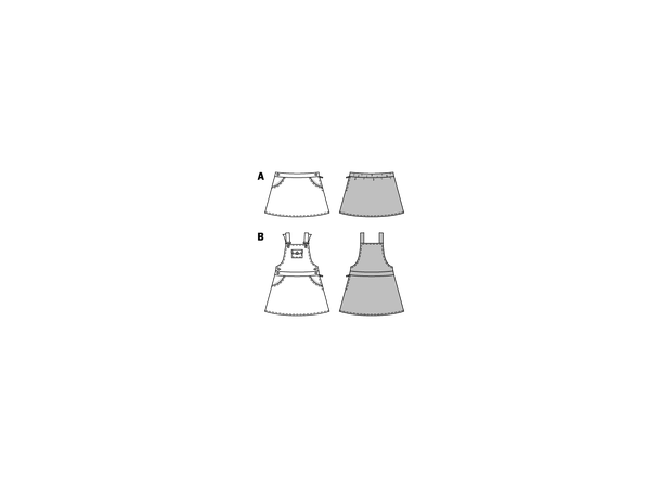 Burda 9356 -  Skjørt