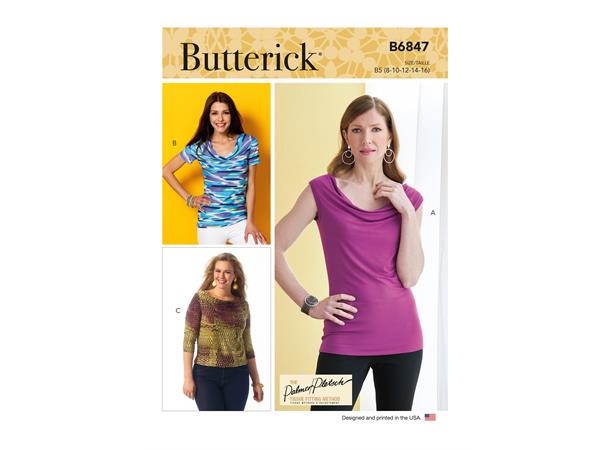 Butterick 6847 - Topp B5 (8-10-12-14-16)